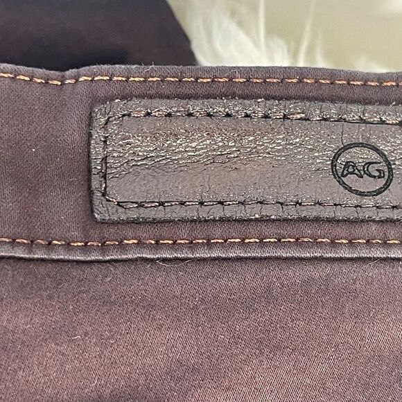 AG Adriano Goldschmied The Stilt Cigarette Leg Brown Pants Sz 29 - Picture 7 of 12